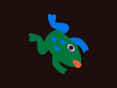 Charmed Frog branding design eye feet flat forest frog graphic design hop icon illustration illustrator logo nature pattern sticker stickers toad vector wild