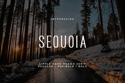 Sequoia Font + Extras eagle redwood sequoia