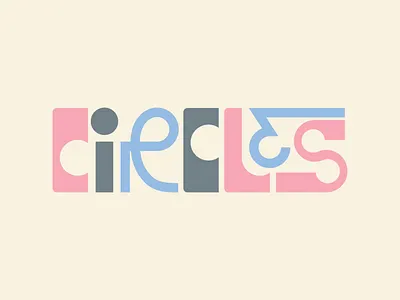 Drawin' Circles circles design lettering mac miller type typography vector