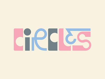 Drawin' Circles circles design lettering mac miller type typography vector