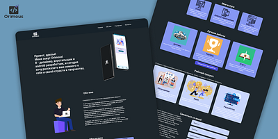Сайт Orimous V2 branding desgin graphic design orimous ui webdesign