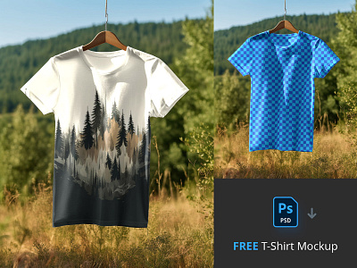Free T-Shirt Mockup #3 apparel