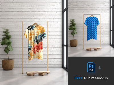 Free T-Shirt Mockup #4 apparel