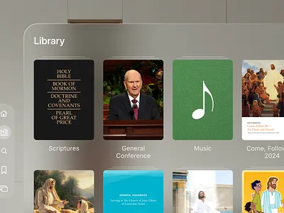 Imagining Gospel Library on Apple Vision Pro apple vision pro gospel library spacial computing ui ux