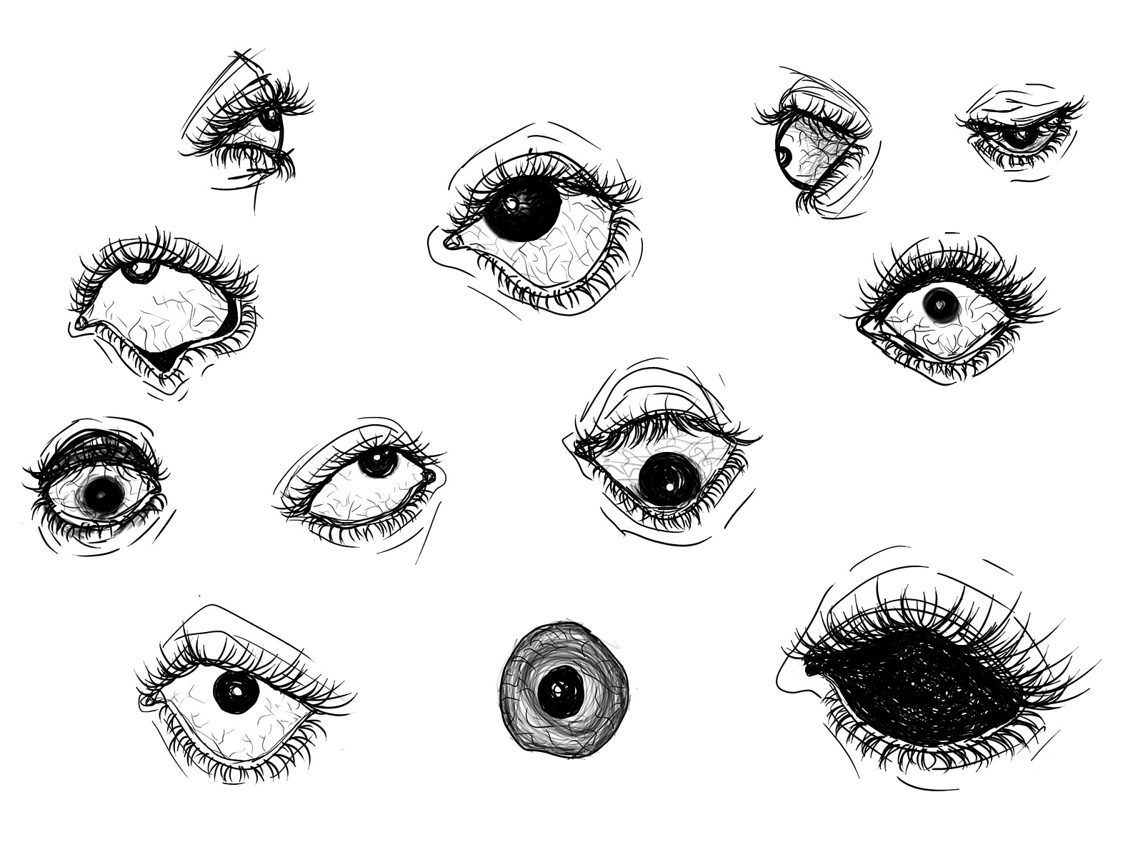 Eye Sketches by Hanine Noomene on Dribbble