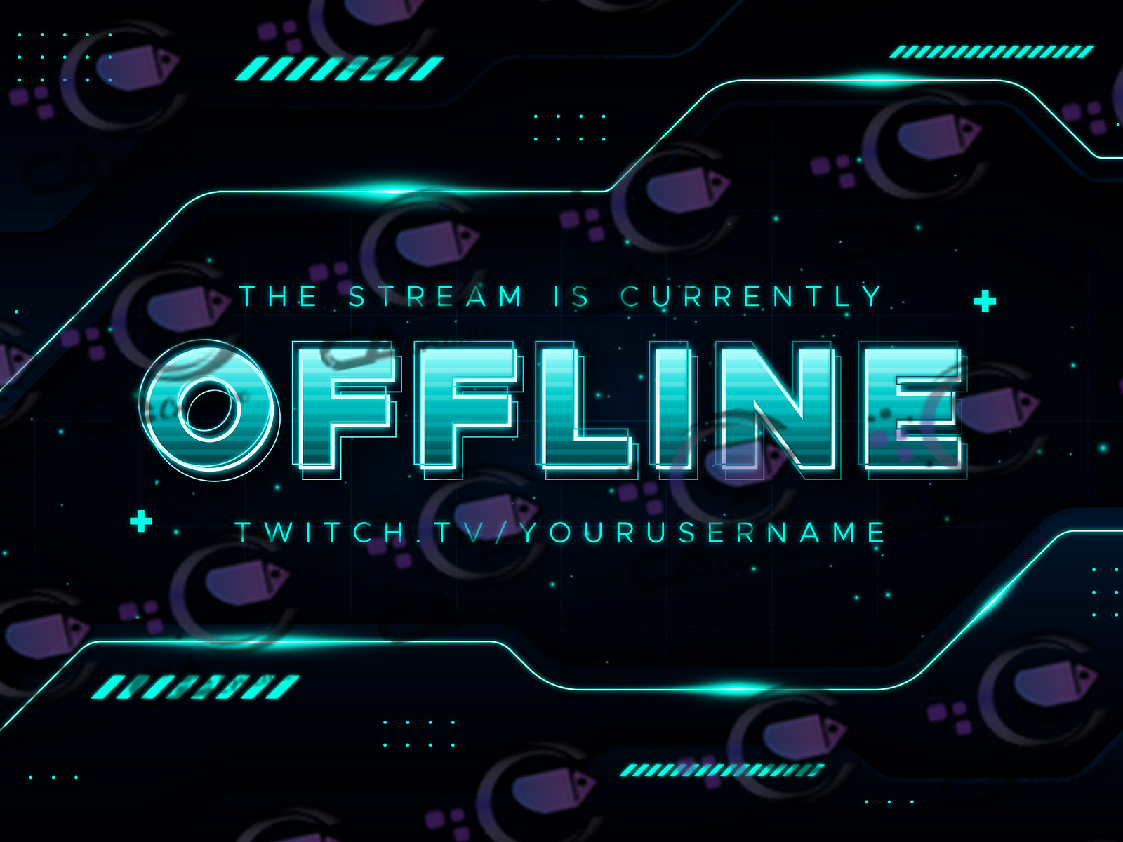 Offline Screen For Twitch by UA Creative on Dribbble