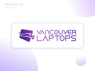 Logo Design - Vanvouver Laptop Inc. branding graphic design logo