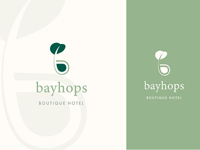 Bayhops - Hotel brand identity design branding design graphic design illustration logo logodesign vector