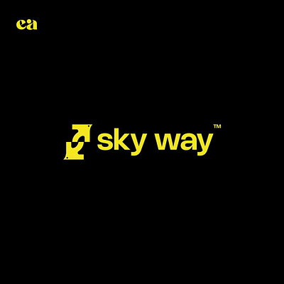 Sky Way | shipping agency brand identity branding illustration logo logotype shipping visual identity
