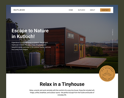 Tiny house | Webdesign branding design graphic design ui ux webdesign