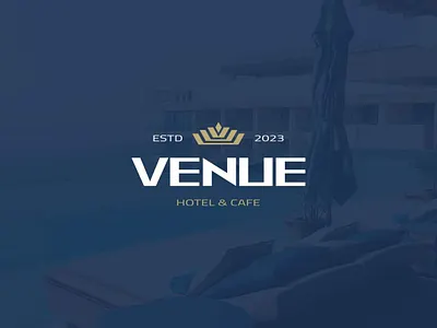 Venue | Hotel & Cafe brand identity branding cafe callegraphy hotel illustration logo typography visual identity