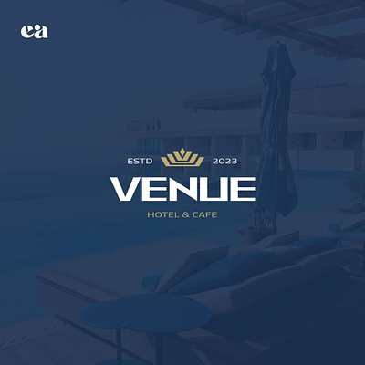 Venue | Hotel & Cafe brand identity branding cafe callegraphy hotel illustration logo typography visual identity