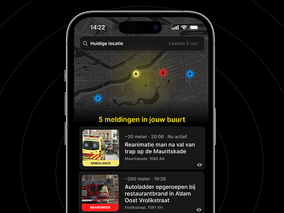 Live emergency app NL (iOS)