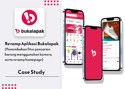 Bukalapak adds a search-by-picture feature. app design ui ux