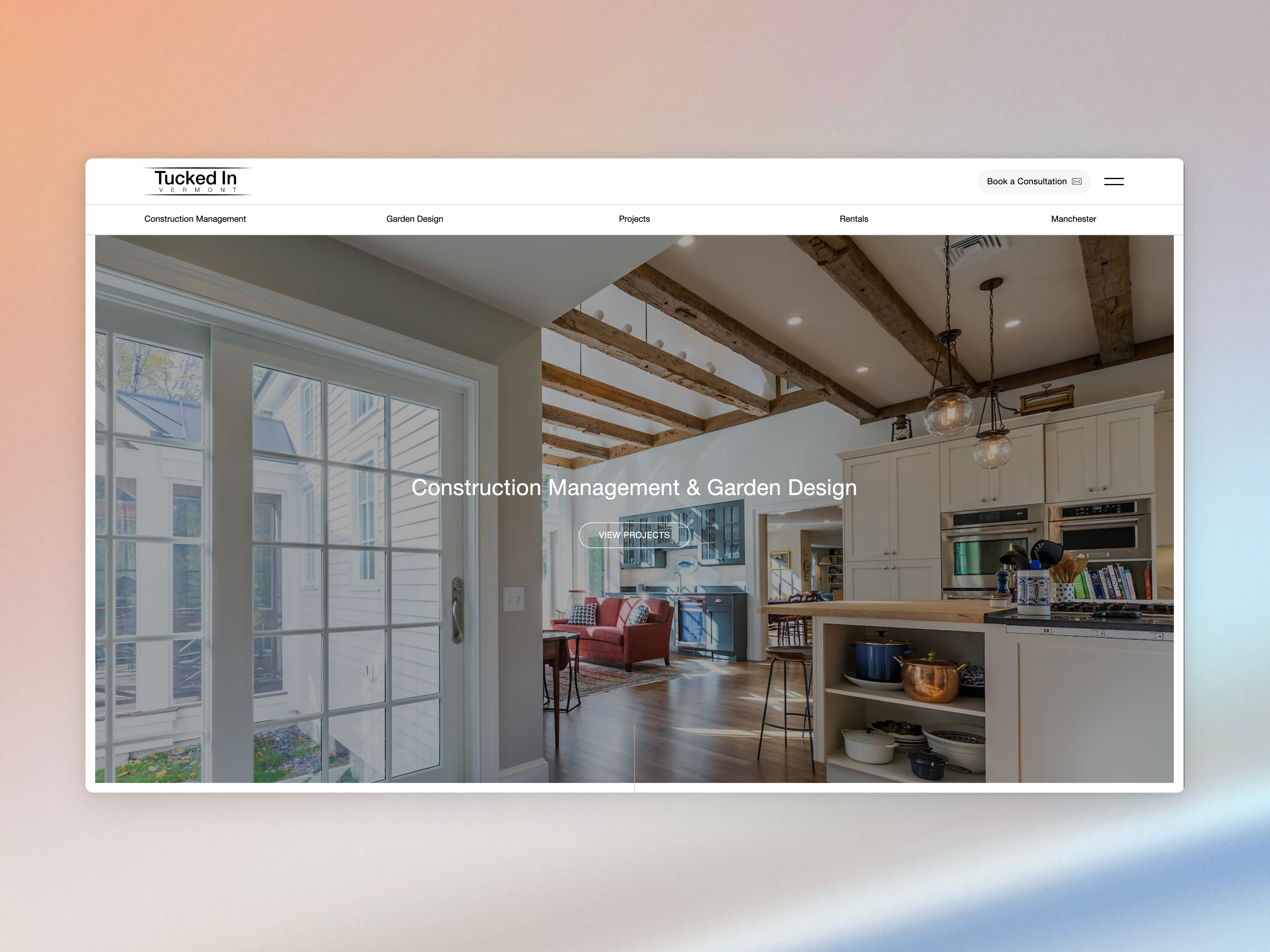 Tucked In Vermont (Webflow) design figma webflow website
