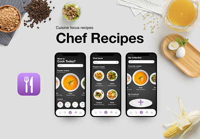 Elevating the experience for recipes app app cooking figma ui