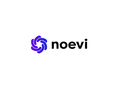 Noevi app icon branding chrome contemporary conversion flashy logo logomark logotype minimalist modern