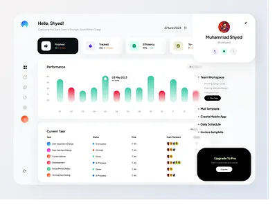 Task Manager SAAS Webapp Design app design design product design saas saas app saas product saas web shyed uishyed web web design website website design