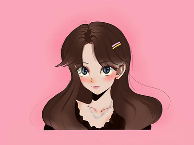 pink. . . . 15 yr beginner design digital ibispaintx illustration sketch ui