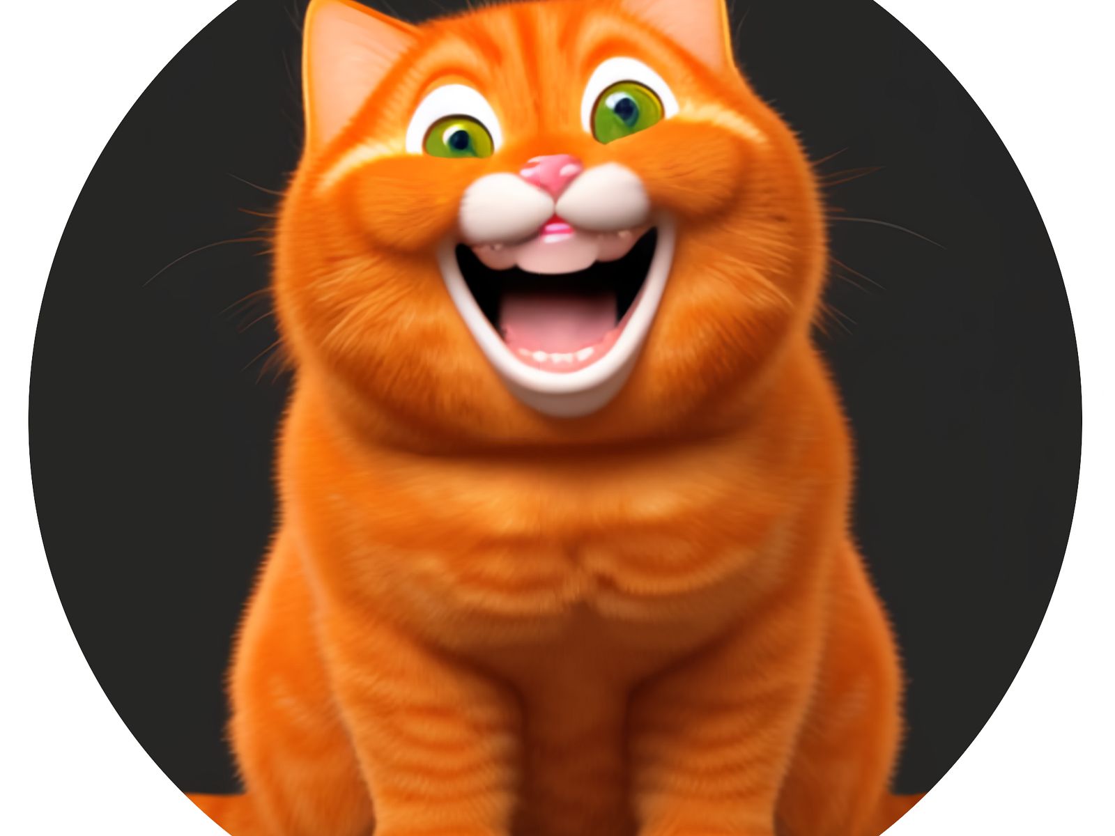 What a happy kitty! by Chungchi Tsao on Dribbble