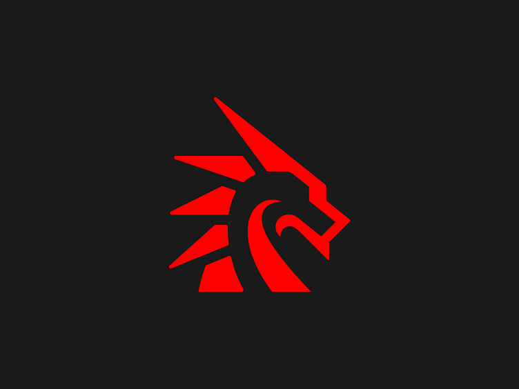 Dragon Head Logo by Aira | Logo Designer on Dribbble