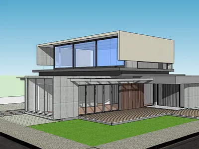 Anisul Haque Residence 3d modeling architectural drawing architecture rendering rhinocore sketchup visualisation
