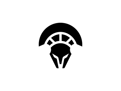 Spartan Head Logo design gladiator gladiator helmet graphic design head icon knight logo logodesign minimal minimalist logo spartan spartan helmet warrior