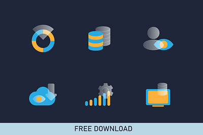 FREE GLASS EFFECT DATA ANALYTICS ICONS. free icons graphic icon icon design vector icons