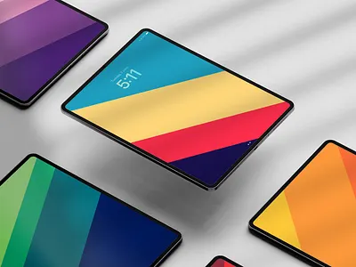 iPad mockup (multiple display) app branding design down download free illustration ipad logo mobile mock mock up mockup pad psd tablet template ui ux web