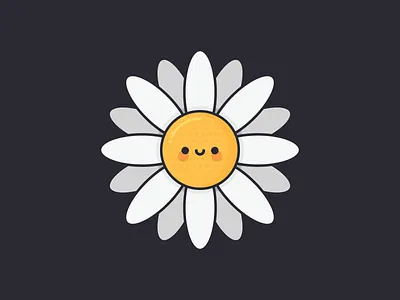 Cute Daisy cute daisy flat flower illustration kawaii pixel pixelart vector