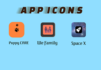 App Icons dailyui design graphic design logo ui ux