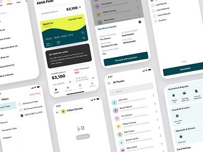 Quik Pe Banking Mobile App & Branding bank banking brand branding case study design finance financial fintech graphic design illustration logo presentation redesign template ui uiux ux