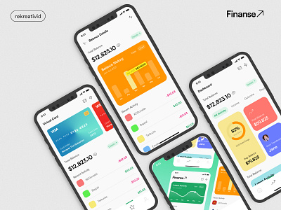 Financial Planner App Design app design barchart cards financial fintech money payment product design ui design ux design