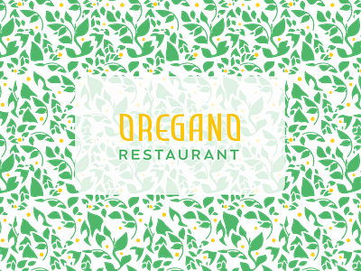 Oregano. branding design graphic design identify illustration italianfood logo logos restaurant restaurantlogo typography vector