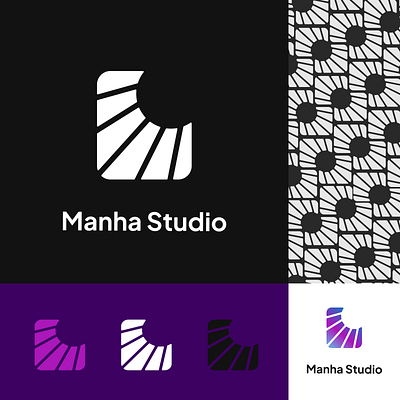 Manha Studio Logo branding dailylogochallenge design logo uidesign