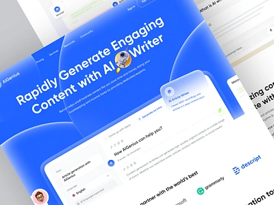 AIscribe - AI (Artificial Intelligence) Writer Website Homepage ai ai chat ai writer ai writing tool artificial intelligence artificialintelligence awe chatbot copywriter copywriting machine learning machinelearning ps we web web3 website write writer writing