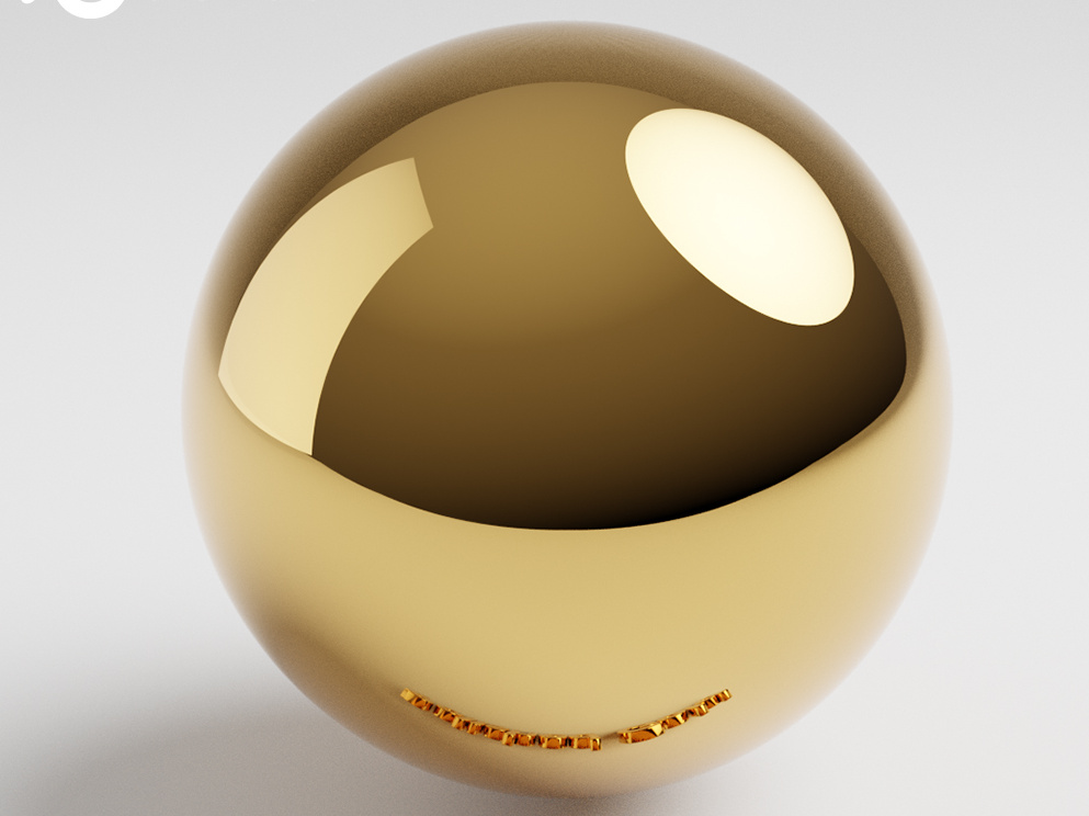 Download Blender Gold Material by artist b on Dribbble