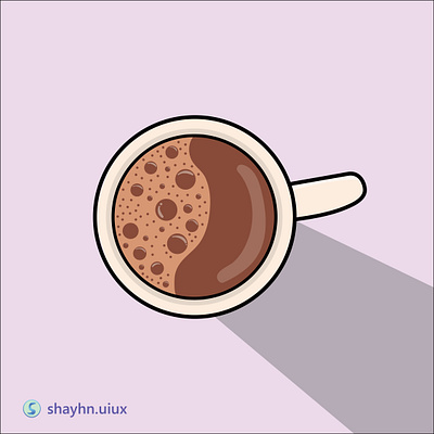 Coffee Flat Illustration 3d animation app branding design graphic design illustration logo ui vector