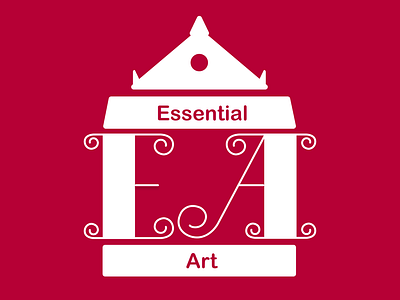 The logo for EA mobile app devoted to Art Institute of Chicago art institute of chicago branding design essential art mobile application graphic design illustration logo typography ui ux vector