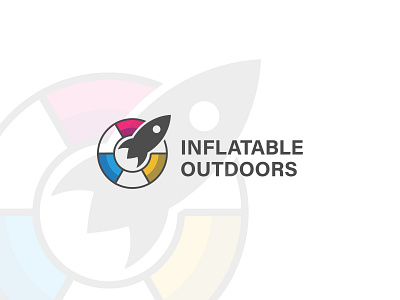 Inflatable logo, Brand design, Modern logo Design creative inflatable logo