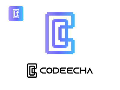 codeecha logo 2023 blue brand brand identity branding graphic design logo logo design logo designer logo identity modern sanjidanipu160 symbol visual identity