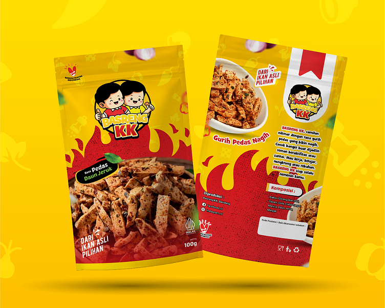 Kemasan Basreng by Guntur on Dribbble