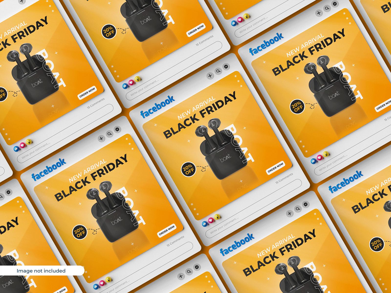 EARBUDS BLACK FRIDAY SOCIAL MEDIA DESIGN by SONIA ROB on Dribbble