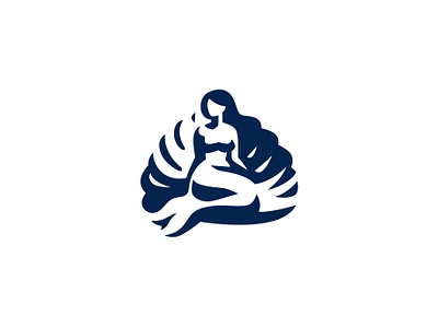 Mermaid logo logo mermaid sea shell