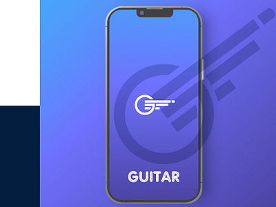 🎸🎨 Guitar logo design concept 🎸 3d animation branding graphic design logo ui