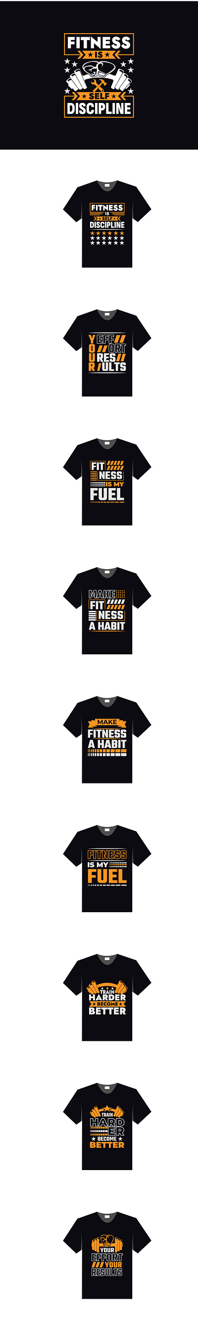 GYM AND FITNESS INSPIRATION T SHIRT illustration