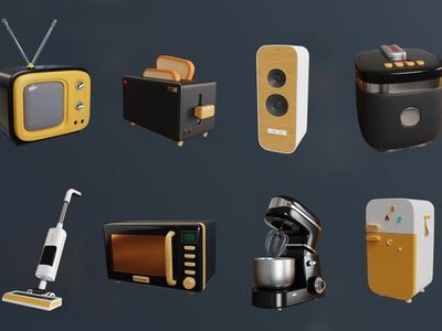 Household Appliance 3d 3d icon 3dart app branding design graphic design illustration logo ui