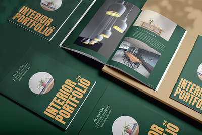 Interior Design Portfolio Template us letter brochure