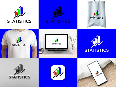 Statistics Logo Design for Business (Unused Logo) brand identity brand style guide branding business business growth business logo coporate identity design graphic design grow illustration logo logo branding logo design minimalist logo modern logo statistics logo ui vector visual identity