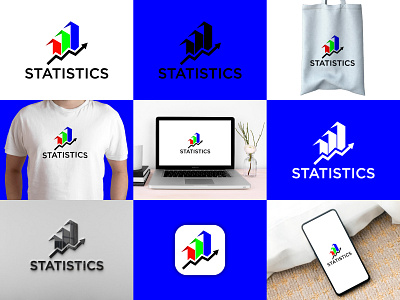 Statistics Logo Design for Business (Unused Logo) brand identity brand style guide branding business business growth business logo coporate identity design graphic design grow illustration logo logo branding logo design minimalist logo modern logo statistics logo ui vector visual identity